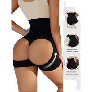 Faja Reductora de Cintura de Talle Alto sin Costuras para Mujer, Faja Moldeadora de Cintura, Control de Abdomen, Efecto Levanta Glúteos, Bragas Cortas Sexys - Product Image 1