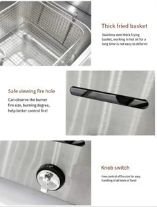 Restaurant Deep Gas <b>Fryer</b> Commercial Deep <b>Fryer</b> Gas Electric Deep <b>Fryer</b> <b>Machine</b> - Product Image 4