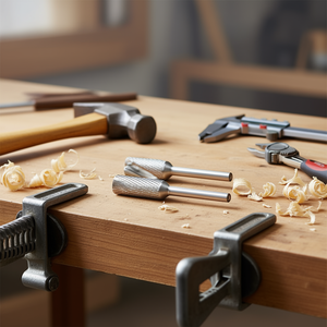 ดอกสว่านโรตารี่ทรงกระบอก Ttake Ab8100 ขนาด 6 มม. D1 18 มม. L1 6 มม. D2 50 มม. L2 Z6 สำหรับตัดโลหะ ไม้ พลาสติก - Product Image 3