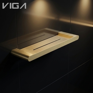 Mensola Singola da Parete in Acciaio Nichelato VIGA per Uso Alberghiero con Garanzia di 5 Anni - Accessori Bagno a Buon Prezzo - Product Image 2