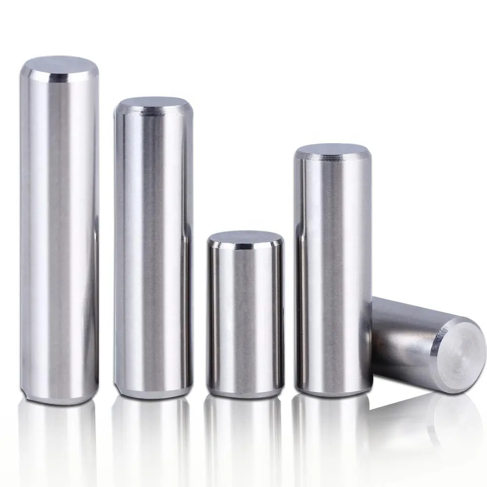 Custom 2mm 7mm Hollow Cylindrical Straight Threaded Knurl Aluminum Stainless Steel Dowel Pin