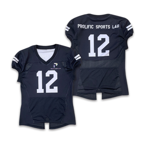 Custom American <b>Football</b> Wear Men Sublimation Design Mesh <b>Pink</b> <b>Football</b> Jersey for Unisex - Product Image 2