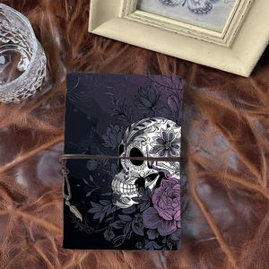 A6 Beau cahier relié imprimé avec des motifs traditionnels extra épais Grand cadeau pour la Journée internationale des volontaires et Chari - Product Image 1