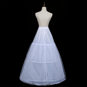 2025 High Quality a Line Tulle Elastic Waistband Wedding Bridal Petticoat Hoop <strong>Underskirt</strong> Crinolines Suitable for Below - Product Image 3