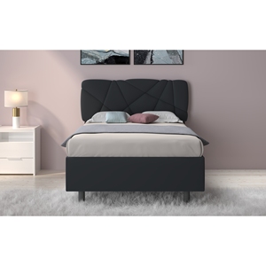 Lit conteneur POP KING SIZE en tissu Lycra anthracite - Product Image 1