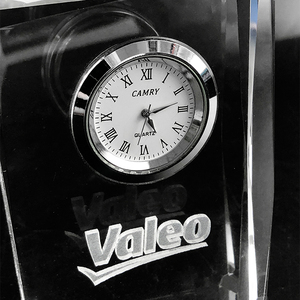 Reloj con grabado láser 3d 2d, grabado en blanco, foto, cristal, personalizado, para escritorio, regalo de decoración - Product Image 4