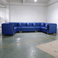 Ensembles de meubles de bar en bambou en forme de L et en forme de U, style moderne et luxueux, pour bars commerciaux et KTV