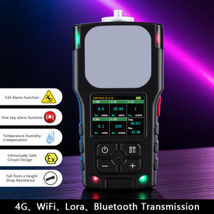 Hochpräziser hand gehaltener 5-in-1-Pumpen-Sauggaskonzentrationsanalysator NO NO2 <span class=keywords><strong>SO2</strong></span> CO2-Detektor LORA 4G Wife Wireless-Funktion - Product Image 2
