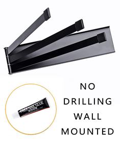 Cucina bagno a parete braccio a 3 strati pieghevole magnetico girevole altalena portasciugamani supporto per barra appendiabiti per <span class=keywords><strong>porta</strong></span> dell'armadio <span class=keywords><strong>da</strong></span> cucina - Product Image 4