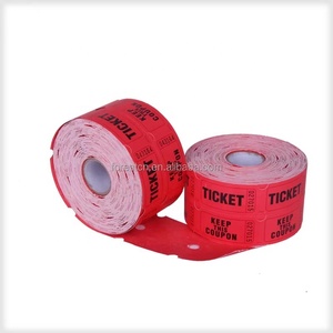 Biglietto per il gioco della lotteria colorato doppio rotolo o fanfold personalizzato - Product Image 5