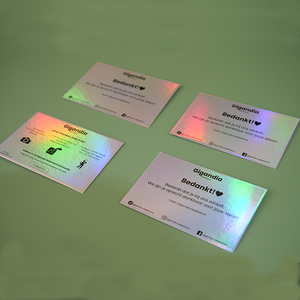Tùy chỉnh đã ghé thăm thẻ giấy sang trọng <span class=keywords><strong>VIP</strong></span> thẻ kinh doanh thiết kế in ấn với logo Hologram ID Cảm ơn bạn thẻ - Product Image 3