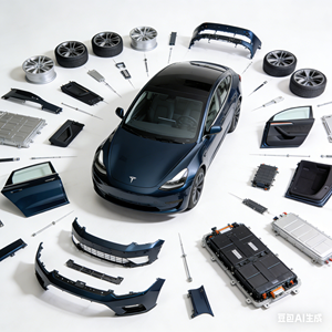 Kits de carrosserie pour pare-chocs avant Tesla Model 3/Y - Plastique et ABS légers, robustes, à fixation par boulons, ajustement universel avec boulons de taille standard - Product Image 5