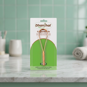 Limpiador de Lengua de Cobre Dhanthal Premium, Diseño de Mango Único con Material de Cobre de Calidad Superior y Mejor Agarre - Product Image 4