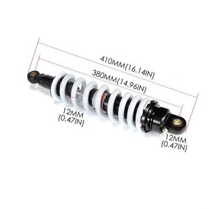 900lbs12mm ressort <span class=keywords><strong>360mm</strong></span> 370mm 380mm 400mm pour Yamaha Honda Suzuki Kawasaki Trail <span class=keywords><strong>Dirt</strong></span> <span class=keywords><strong>Bike</strong></span> Quad Atv moto <span class=keywords><strong>amortisseur</strong></span> - Product Image 5