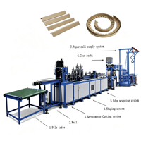 Machine automatique de fabrication de protège-coins en carton en forme de V pour emballage papier