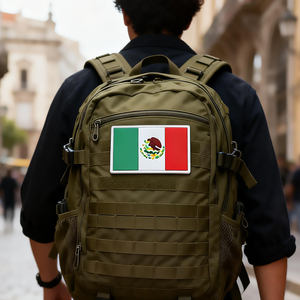 Offre Spéciale – Patch en Caoutchouc Souple 3D, Vente en Gros, Personnalisé, à Fixation Auto-agrippante, Applique en Tissu Silicone, Décoration pour Chapeau et Sac à Dos, Patch PVC Drapeau National - Product Image 3