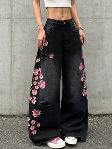 Lote de Jeans de Mezclilla para Mujer al por Mayor, Estilos Surtidos para Uso Diario, Listos para Enviar, Mezcla Aleatoria - Product Image 3