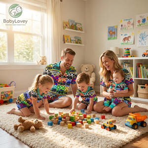Babylovey Pijamas Personalizados <span class=keywords><strong>de</strong></span> Bambú Premium para Mamá <span class=keywords><strong>e</strong></span> <span class=keywords><strong>Hija</strong></span>, Ropa <span class=keywords><strong>de</strong></span> Dormir Familiar a Juego para <span class=keywords><strong>Madre</strong></span> <span class=keywords><strong>e</strong></span> <span class=keywords><strong>Hija</strong></span> - Product Image 3