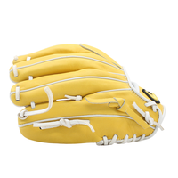 Gants de baseball et de softball en cuir Kip violet, différents types de tissus, fabrication directe d'usine, acceptation des commandes personnalisées