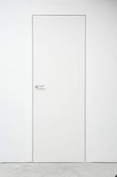 CBMMart Porte invisible au design moderne sans cadre Porte cachée en chêne peint mat