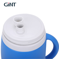 Pichet refroidisseur bleu 2.5L sans BPA Pichet à eau de camping en plein air Accessoires de voyage Refroidisseur d'eau isolé avec bec verseur