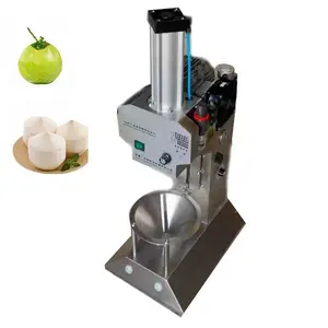 Máquina automática de descascarillado de coco verde joven Máquina de sellado recortadora peladora de piel de coco fresca y joven