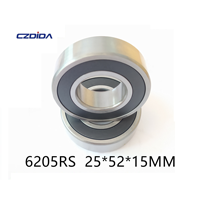 Haute qualité 6205 6205ZZ 6205 2RS roulement à billes à gorge profonde taille 25x52x15mm portant 6205 6205-2Z 6205-2RS