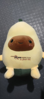 20Cm Zacht Kawaii Fruit Avocado Kussen Pluche Speelgoed Custom Logo Gedrukt Gevuld Met Pp Katoen