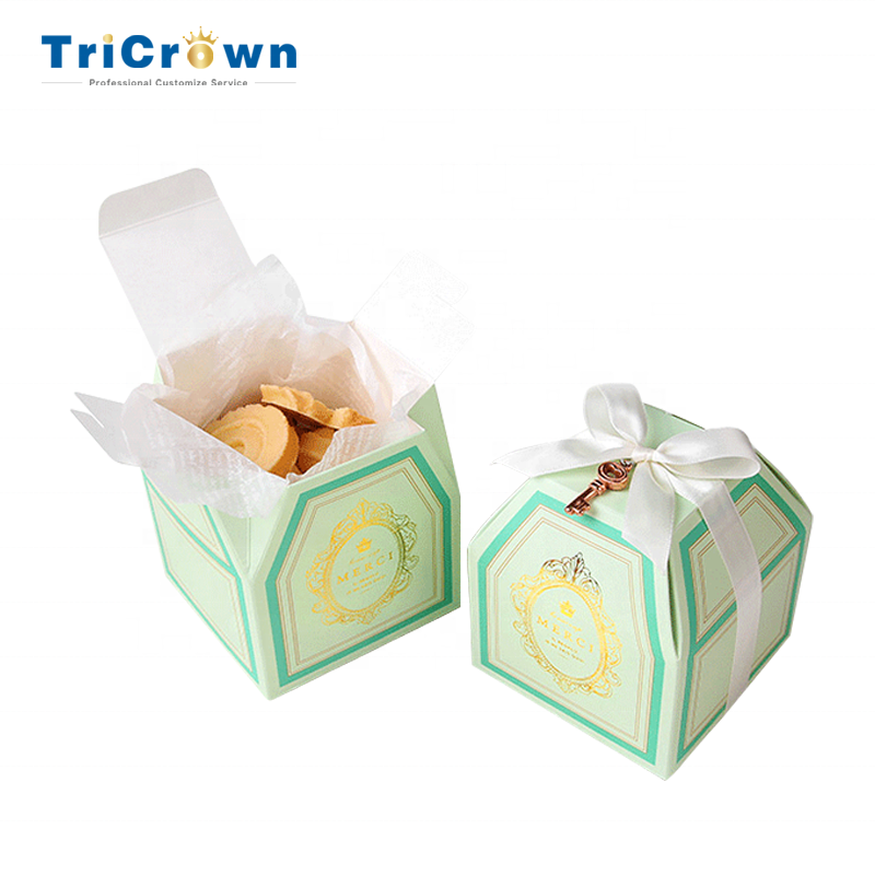 Finement traité Impression Personnalisée Petit Bonbon Papier Cadeau Boîtes