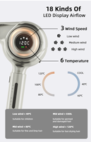 Aksesoris Pengering Rambut Dc Gun 1800 Watt Chrome Wave Solano Produsen Italia General Electric Suku Cadang Hard Top untuk Pengering