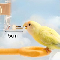 Bouteille d'eau pour oiseaux, perroquets, canaris, fontaine à boire pour petits animaux, mignonne, colorée, grande capacité, anti-fuite, facile à utiliser