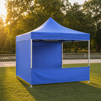 Parois latérales pour tente publicitaire d'exposition, cadre en aluminium 38 mm, robuste, imperméable, coupe-vent, tissu polyester pliable