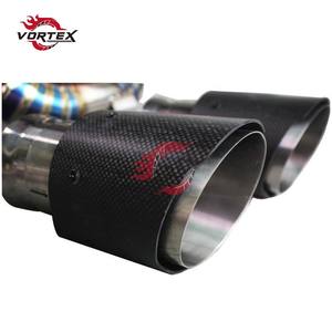 Escape Trasero VORTEX Grado 5 Ti para McLaren 720S 4.0T V8 2017-2024, Tubo en X, Tubo Recto, Punta Azul Quemada - Product Image 5