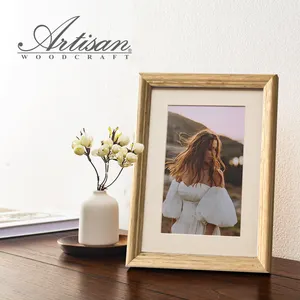 Wholesale 5x7 8x10 Picture Photo Frame Table Frame Collage Family Plain Wooden Baby Photo Frames
