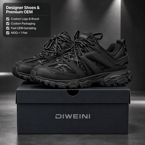 Zapatillas de Diseño de Lujo para Hombre y Mujer, Alta Calidad, Triple Negro, Estilo Y2K, Nuevas - Product Image 1