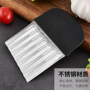 Coupe-frites ondulées en stock, coupe-légumes ondulées multifonctionnelles pour la maison, idéal pour la cuisine. - Product Image 4