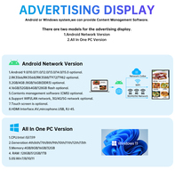 CUHUB - Kiosco Digital Vertical con Pantalla Táctil Android de 55 Pulgadas, Pantalla Completa, LCD, para Publicidad en Ascensores y Educación