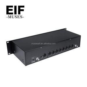 Système de microphone pour casque Lavalier professionnel à condensateur XLR sans fil à 8 canaux pour la conférence d'enregistrement en studio - Product Image 5