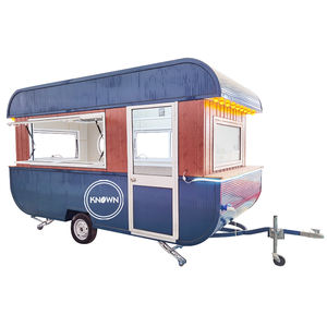 Remolque de comida multifuncional personalizado, carrito de perro caliente, camión de comida Solar portátil, OEM, para Europa, envío único - Product Image 2