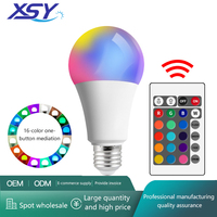 Ampoule LED RGB 16 couleurs changeantes télécommande couleur RGBW ampoule led lumières multicolores