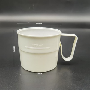 Taza Comercial Ergonómica de PP Blanca Resistente de 257 ml con Asa Robusta para Servir Café y Té Calientes - Product Image 2