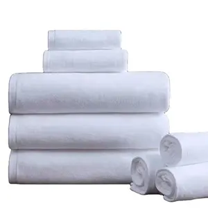 100% cotton luxury hotel bath towel sets / hotel jacquard bath towel set