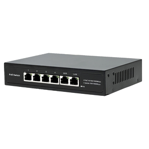 Không được quản lý <span class=keywords><strong>10</strong></span>/<span class=keywords><strong>100</strong></span>/<span class=keywords><strong>1000Mbps</strong></span> PoE 4-Port <span class=keywords><strong>Gigabit</strong></span> 10G Mạng chuyển đổi với 2 uplink cho CCTV/IP máy ảnh - Product Image 3