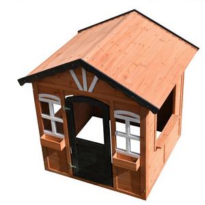 Casetta Moderna RONSUN in Legno di Abete Certificato FSC, Prefabbricata e Facile da Installare, per Bambine, Casetta da Gioco per Esterni - Product Image 6