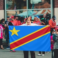 Gahumi République du Congo Drapeau Bannière Drapeau du Congo personnalisé pour la campagne de campagne publicitaire Drapeau du Congo pour le général élu