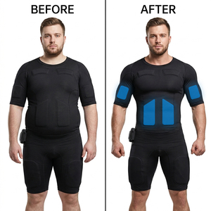 Traje de Fitness EMS Personalizable <span class=keywords><strong>con</strong></span> 20 Músculos, Entrenamiento EMS Inalámbrico para Ejercicios en Estudio - Product Image 6