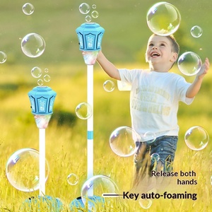 Máquina Automática de Burbujas con Luces LED, Generador de Espuma Musical, Juguete para Fiestas al Aire Libre para Niños - Product Image 3