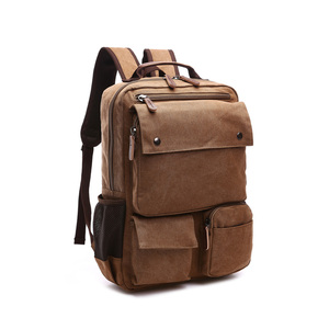 estudiante Universidad bolsas Mochila <span class=keywords><strong>De</strong></span> La computadora <span class=keywords><strong>de</strong></span> la escuela secundaria hombres viaje vintage <span class=keywords><strong>de</strong></span> lona mochilas - Product Image 1