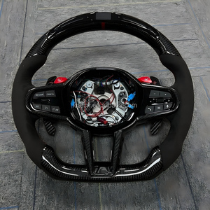 Volante para <span class=keywords><strong>BMW</strong></span> Estilo LCI Compatible con G05 G20 G30 G2X G3X G8X F9X 2018-2024, Accesorios Interiores de Coche de Carbono Personalizados - Product Image 1