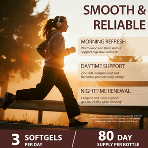 ซอโลทรี แคปซูลนิ่มสารสกัดจากบอระเพ็ด วอลนัทดำ และกานพลู 240 แคปซูล 18 in 1 อาหารเสริมจากเปลือกวอลนัทดำเพื่อสมดุลการย่อยอาหาร - Product Image 6